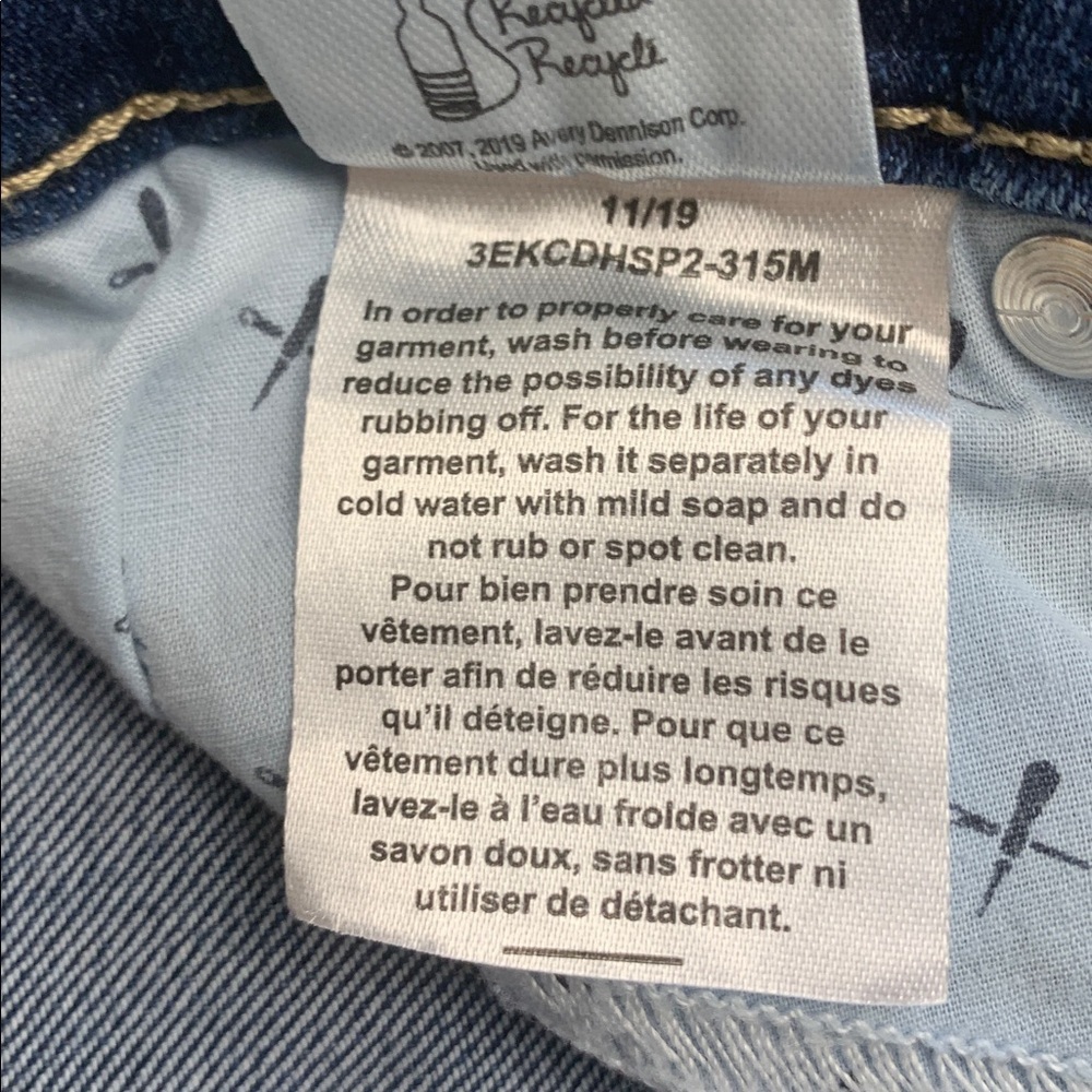 Denver Hayes High-Rise Denim Shorts, Mid Wash, Mid Weight - Picture 12 of 12